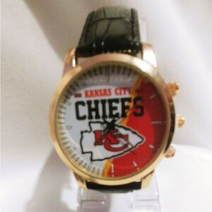 Kansas City Chiefs NFL Watch Genuine Leather